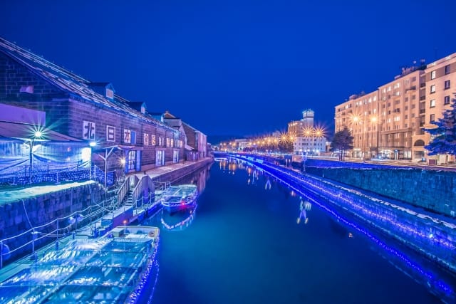 小樽的青之运河