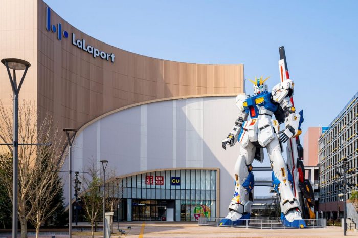 在台場鋼彈、橫濱鋼彈之後，福岡展出等身大鋼彈！